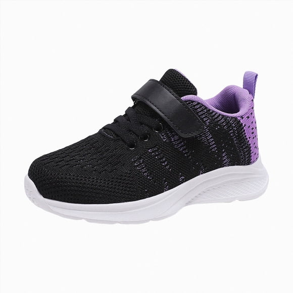 gdxvjhbj Kids Shoes Girls Basketball Kids High Top Casual Adjustable Strap Canvas Shoes Girls and Boys Sneakers Size 13 (Purple,Little Kids 13)