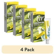 (4 pack) Ayr Saline Nasal Gel with Soothing Aloe, For Dry Noses, 0.5 oz