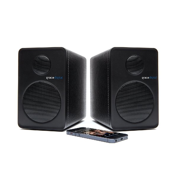 Grace Digital Bookshelf Bluetooth Speakers
