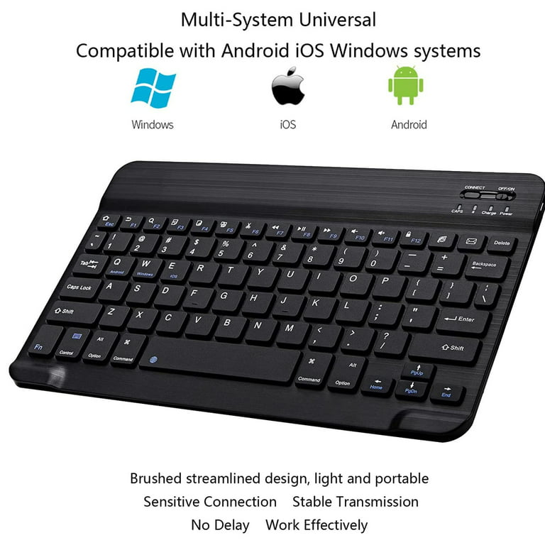 ONLEE: COMPACT BLUETOOTH KEYBOARD WITH RECHARGEABLE BATTERY