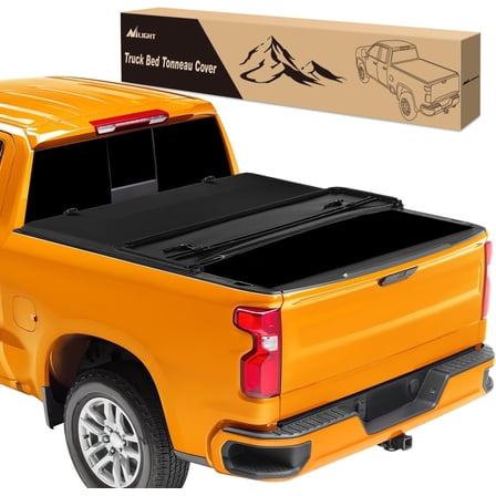 Nilight Soft Tri-fold Truck Bed Tonneau Cover Compatible with Chevy Colorado/GMC Canyon 2015 2016 2017 2018 2019 2020 2021 2022 2023 2024 2025-5.2ft