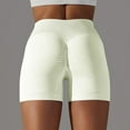 thumbnail image 4 of Women's V Cross Workout Shorts High Waisted with Scrunch Butt - Tummy Control Yoga Shorts for Women - Booty Lifting Gym Biker Shorts - Sexy Athletic Compression Spandex Shorts, 4 of 7
