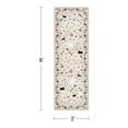 thumbnail image 5 of ATHOPE 2x6 Runner Rugs, Non Slip Low Pile Animal Cat Floral Washable Rug, Medallion Carpet for Hallway Kitchen Laundry Room Entryway, Beige, 5 of 7