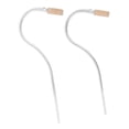 thumbnail image 4 of Aoanydony 2pcs Professional Bass Oboe Silver Plating Rustproof Blow Curved Neck Large Tube S Tube Early Education Toy, 4 of 6
