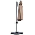 thumbnail image 2 of Patiojoy 11' Market Umbrella Outdoor Patio Square Offset w/ Base Tan, 2 of 3