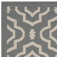 thumbnail image 5 of Safavieh Courtyard Anthracite Indoor Outdoor Rug - Runner 2'3" x 6'7", 5 of 5