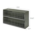 thumbnail image 7 of Yamazaki Home Toy Display Case, Black, ABS Plastic, Stackable, No Assembly, 7 of 7