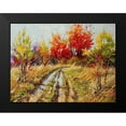 thumbnail image 2 of Chodyukov, Aleksander 14x12 Black Modern Framed Museum Art Print Titled - Autumn Way I, 2 of 5