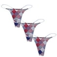 thumbnail image 1 of Aayomet Culotte en Coton pour Femmes String (Rouge Melon D\'eau, S), 1 of 3