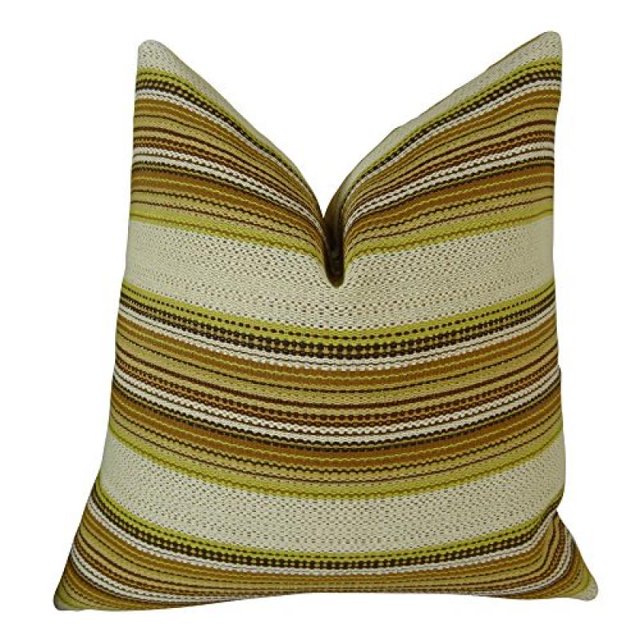 Plutus Camp Coussin Fait Main Algue Verte, (22 Pouces x 22 Pouces)