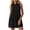 Z157 Black, variant on Sleeveless Dress for Women Collared V Neck Drop Waist Pleated Mini Dresses Summer Loose Flowy Everyday Sundress 2026 Black,S