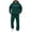 Dark Green, variant on Men’s Hoodie Jogger Set Pullover Hoodie Warm Hoodie Jogger Set Loose Fit 2 Piece Sweat Suit Outfit Drawstring Waist Gym Workout