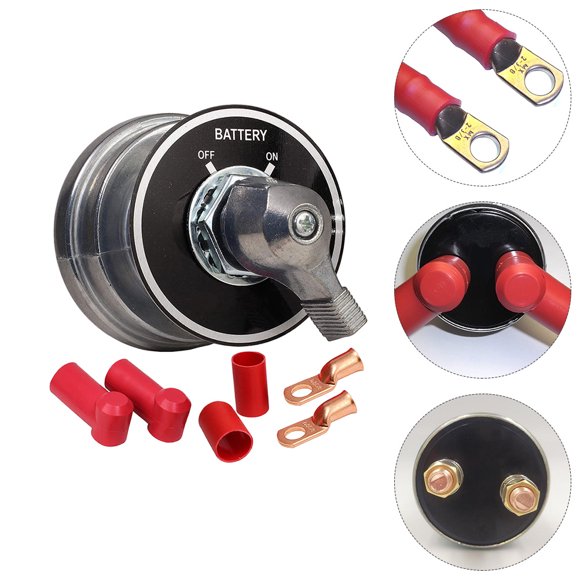 IFANLANDOR 1 Set Off Power Kill Switch Assorted Color Knob Switch For Vehicle Owners
