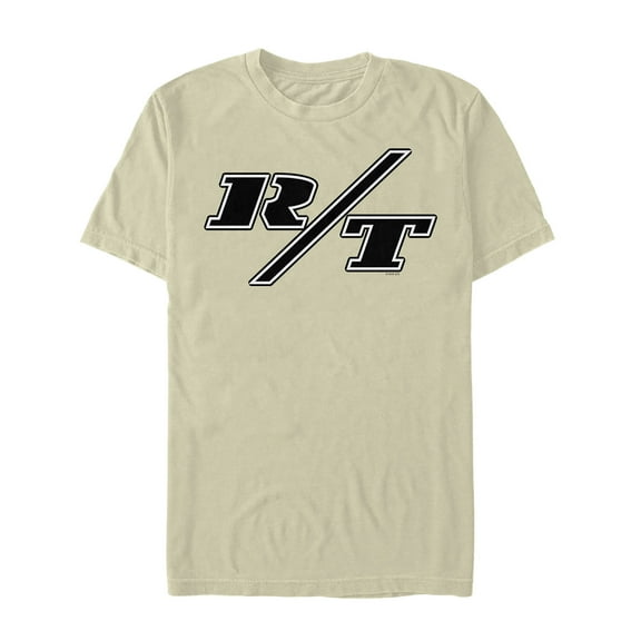 Men's Fast & Furious R/T Charger Logo  Graphic Tee Beige X Large