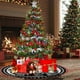 thumbnail image 3 of Christmas Tree Skirt | Decorative Sequin Holiday Base Cover for Xmas Tree | Durable Printed Fabric | Easy Installation & Storage | Festive Home Office Decor | 1 Piece | Classic Ornament Style, 3 of 7