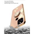 thumbnail image 6 of Compatible with Google Pixel 5A Case Silicone TPU Shockproof Google Pixel 5A Phone Case with Magnetic Ring Kickstand Plating Anti-Scratch Cases (Pink), 6 of 14