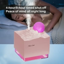 AZXY 300ml Air Humidifier Cool Mist,Air Humidifier for Large Room Plants Car,Desktop Travel Humidifiers with Lihgt Under $20,Vaporizers and Humidifiers for Bedroom