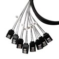 thumbnail image 2 of Slim Line SAS4.0 SFF-8654 8i a SATA 8 puertos 12Gbps 50cm Cable adaptador, 2 of 9