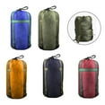 thumbnail image 3 of Splihome Nylon Compression Bag Camping Sleeping Bag Clothing Pouch Foldable Washable Deep bule, 3 of 6