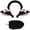 black, variant on Jiibva Animal Head Bands with Sheep Ears - Lovely Headband and Tail Set for All Age Groups Fancy Dress Lamb Costume Accessories