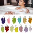 thumbnail image 2 of Grape Soap on a Rope, Handmade Grapes Cluster Shaped Soaps, Face & Body Bath Grapes Soaps for Shower, Hanging for Kitchens or Bathrooms,DIY Home Decor Gift, 2 of 8
