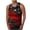 Deep Red, variant on Cmfcve Men's Oversize Summer Vest Independence Day Printed Casual Tank Top Sleeveless Round Neck Beach Vests