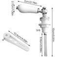 thumbnail image 2 of Toilet Flush Handle,Toilet Handle Replacement Flush Lever Kit for Toilet, 2 of 5