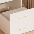 thumbnail image 4 of 3 Drawers Makeup Vanity, Flip-top Jewelry Organizer | Bedroom Decor, Ample Storage, 4 of 5