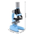 thumbnail image 4 of Microscopio para niños, juguetes, muestras, laboratorio científico, 100x 400x 1200x, instrumento de juego de alta resolución, regalo de cumpleaños educativo, azul Inevent FN000743-03B, 4 of 7