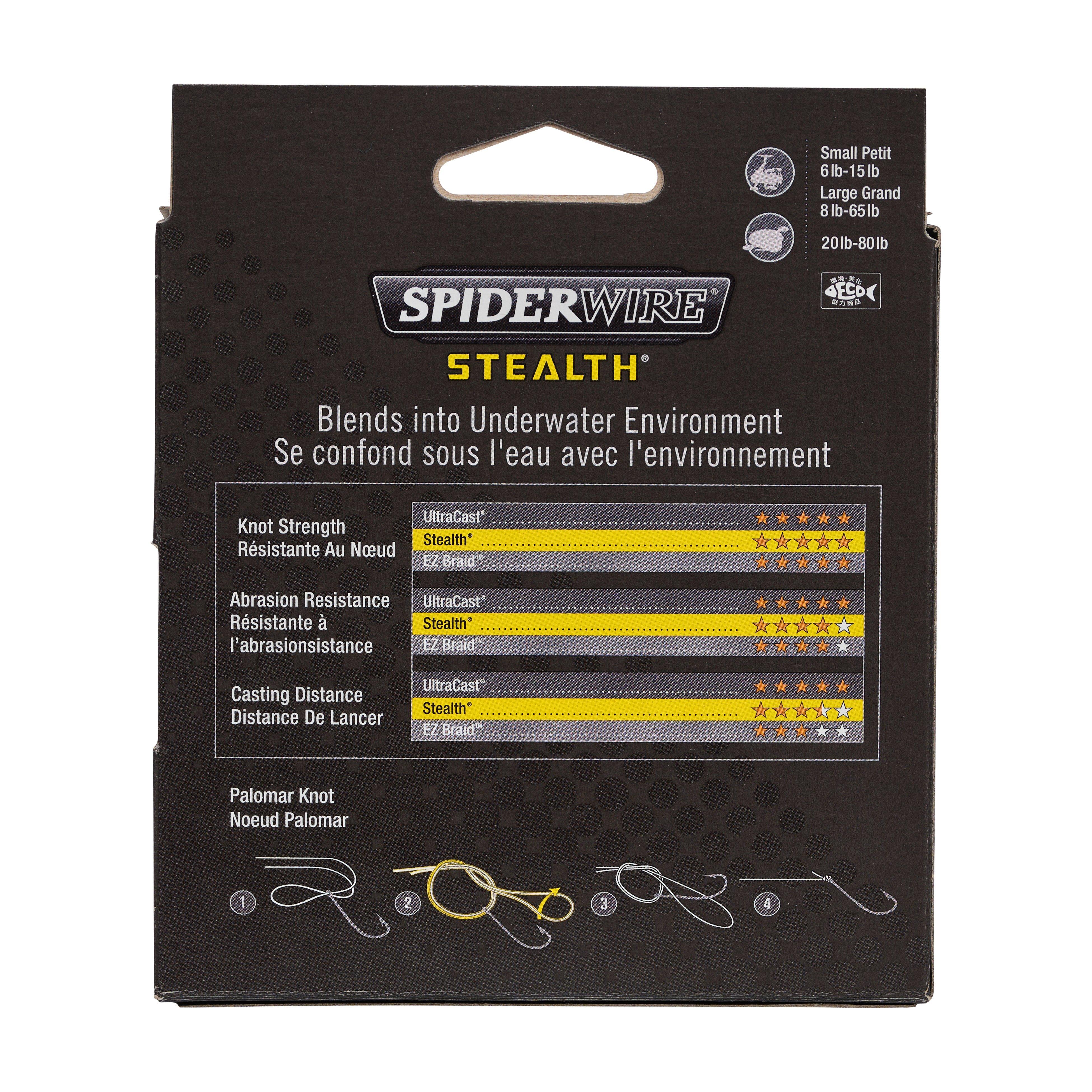 SpiderWire Stealth® Camo Braid™ Fishing Line, Camo, 80 lb Test Strength, 300 yd