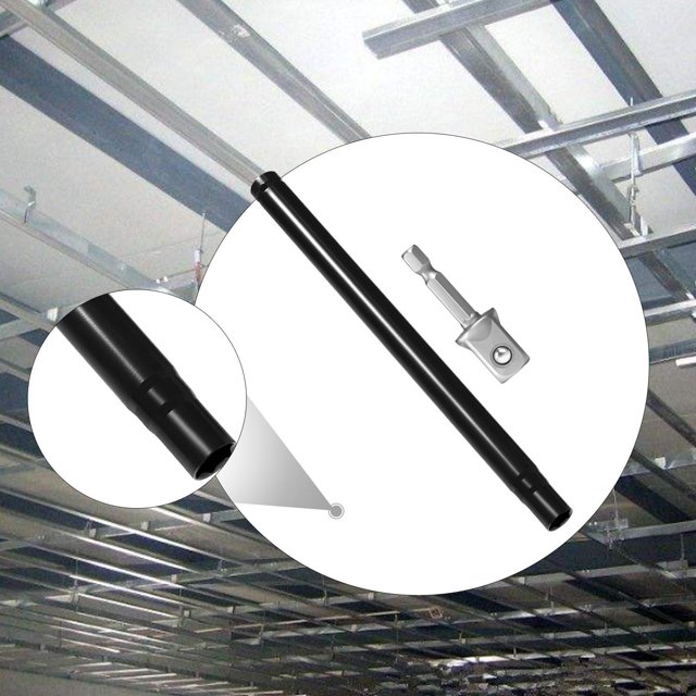 Juego de accesorios para llaves de vaso de accionamiento, manguito nivelador para ajuste de techo, mejoras para el hogar 14 mm x 300 mm