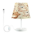 thumbnail image 2 of Cute Happy Bear and Heart Desk Lamp LED Table Nightstand Lamps with 3 Color Temperatures for Home Bedroom Living Room Decor 6x11, 2 of 8