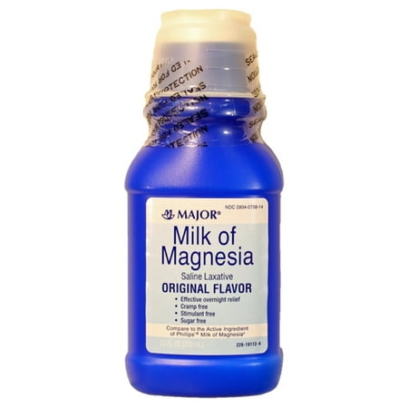 Major Milk Of Magnesia Orig Magnesium Hydroxide-400 Mg/5Ml White 12Oz  Upc (Best Magnesium Supplement For Constipation)