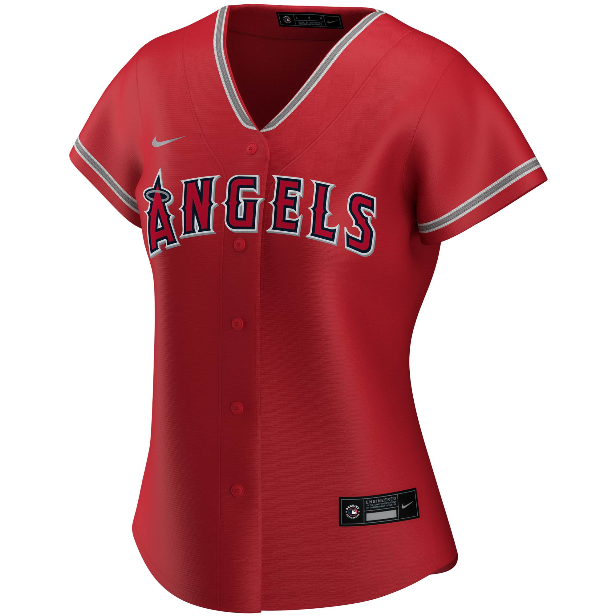 mike trout jersey red