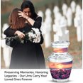 thumbnail image 4 of JAGASY Pink Rose Urn for Human Ashes Keepsake - Sunset Small Urn for Ashes Adult Male - Flowers Leaf Decorative Funeral Urns - Tiny Cremation Urns for Boy & Girl - (3 Inch), 4 of 7