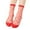 Red, variant on HNMKIU Ladies Summer Sheer Floral Stockings Soft Breathable Short Socks For Casual Comfort And Stylish Everyday Wear White,One Size