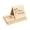 🔥 Khaki_Base#432, variant on Wooden Tripod Bookcase Organizer | Solid Wood Custom Bookshelf with Coffee Cup Holder & Tablet Slot | Bedside Storage for Female Book Lovers | 25.2x17x2cm Size