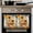 Orange Black Ivory, variant on Fall Thanksgiving Kitchen Towels Set of 2, Water Absorbent Dish Towel, Country Retro Orange Pumpkin Sunflower Decorative Hand Towels - Quick Drying Cloth for Cooking Baking, 18x28 Inch