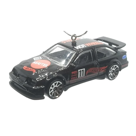 Christmas Ornament for 1987 Ford Sierra Cosworth Black Red