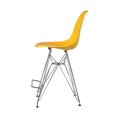 thumbnail image 3 of Heavenly Collection Chrome & Jaune Tabouret de Bar, 3 of 3