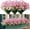 Pink, variant on Artificial Daffodils Flowers, Fake Artificial Greenery UV Resistant No Fade Faux Plastic Plants for Wedding Bridle Bouquet Indoor Outdoor Home Garden Kitchen Office Table Vase (Blue)