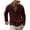 Wine Red, variant on Mens Knit Cardigan Sweater Shawl Collar Loose Fit Outwear