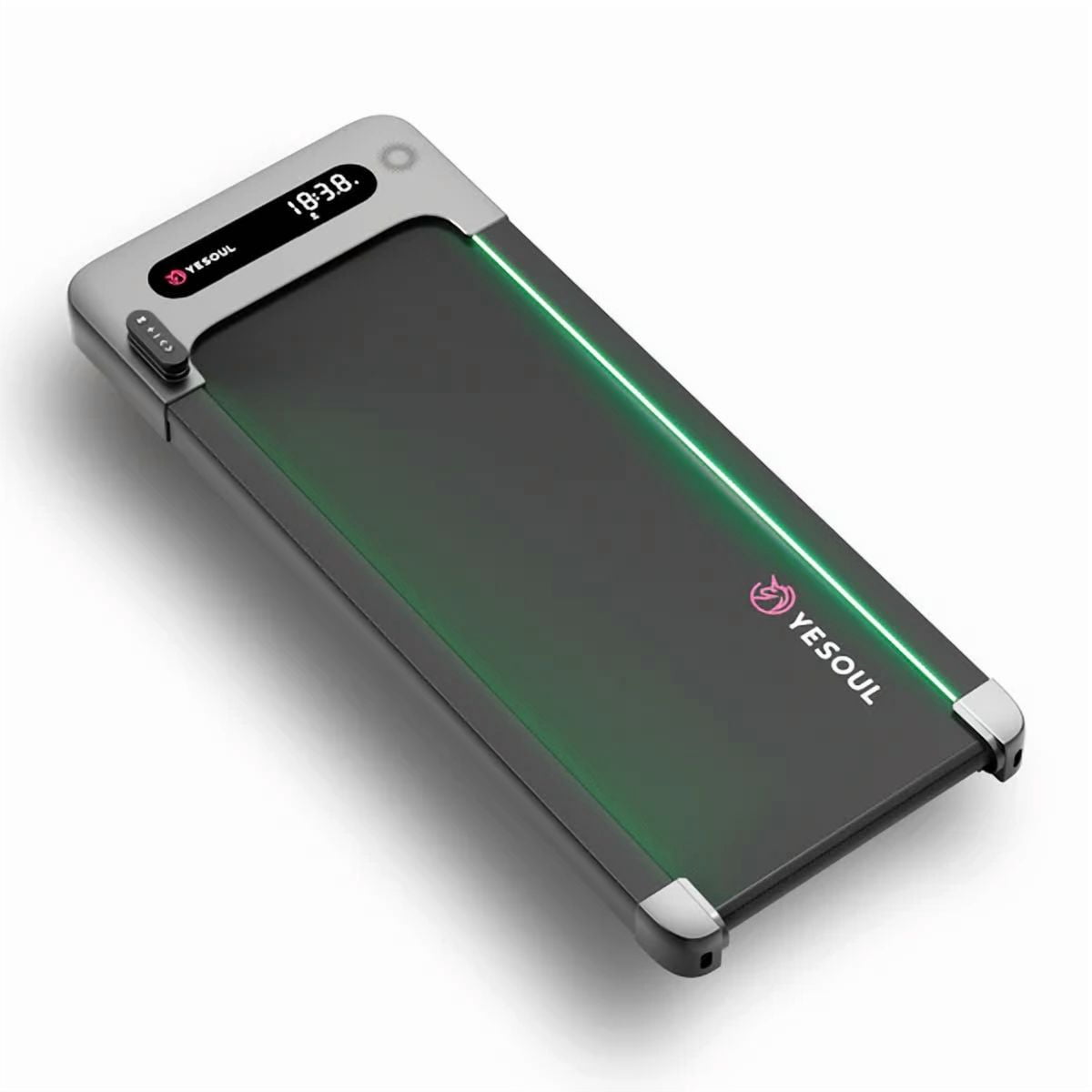 Yesoul W2 Pro 10% Auto-Incline Smart Walking Pad,Under Desk Treadmill for Home Walking with dynamic lightstrips,300lbs Capacity, Smart App Scenic Routes & Live Classes, Remote & LED Display