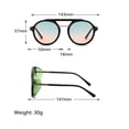 thumbnail image 3 of Lunettes de Soleil Polarisées Rondes Classiques pour Femmes et Hommes Rétro Mode Lunettes de Soleil Lunettes Lunettes de Soleil Femmes Lunettes Anti-Lumière Bleue pour Femme Brun, 3 of 3