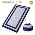 thumbnail image 2 of Buganda Kitchen Mats Anti Fatigue, Washable Rugs for Kitchen, Non Slip Kitchen Mats for Floor, 17.3"x29", Navy Blue, 2 of 9