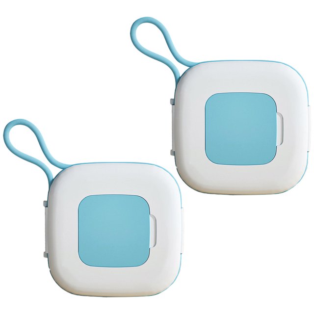Organizador de almacenamiento de mascarillas Contenedor de mascarilla reciclable para monedero Oficina MFZFUKR CPB-US-XD2298-5