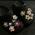 thumbnail image 2 of 12 PCS Floral Shoe Clips - Summer Sandal Flower Decorations for Women (Cute Shoe Accessories), 2 of 4