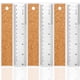 thumbnail image 1 of Regla con Respaldo de Corcho de 3 Piezas, Regla de Metal de 6 Pulgadas, Regla de Metal Antideslizante con Respaldo de Corcho, Regla de Borde Recto para Oficina y Escuela, 1 of 5