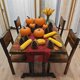 thumbnail image 4 of Decoraciones de Halloween, adornos de Halloween, regalos de Halloween, camino de mesa de arce rojo con hojas rojas, camino de mesa decorativo para Acción de Gracias, mantel de poliéster lavable., 4 of 6