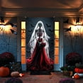 thumbnail image 4 of HOZVOMI Halloween Door Cover Decoration Festive Tapestry for Halloween Party and Seasonal Celebrations Perfect for Indoor and Outdoor Use, 4 of 7